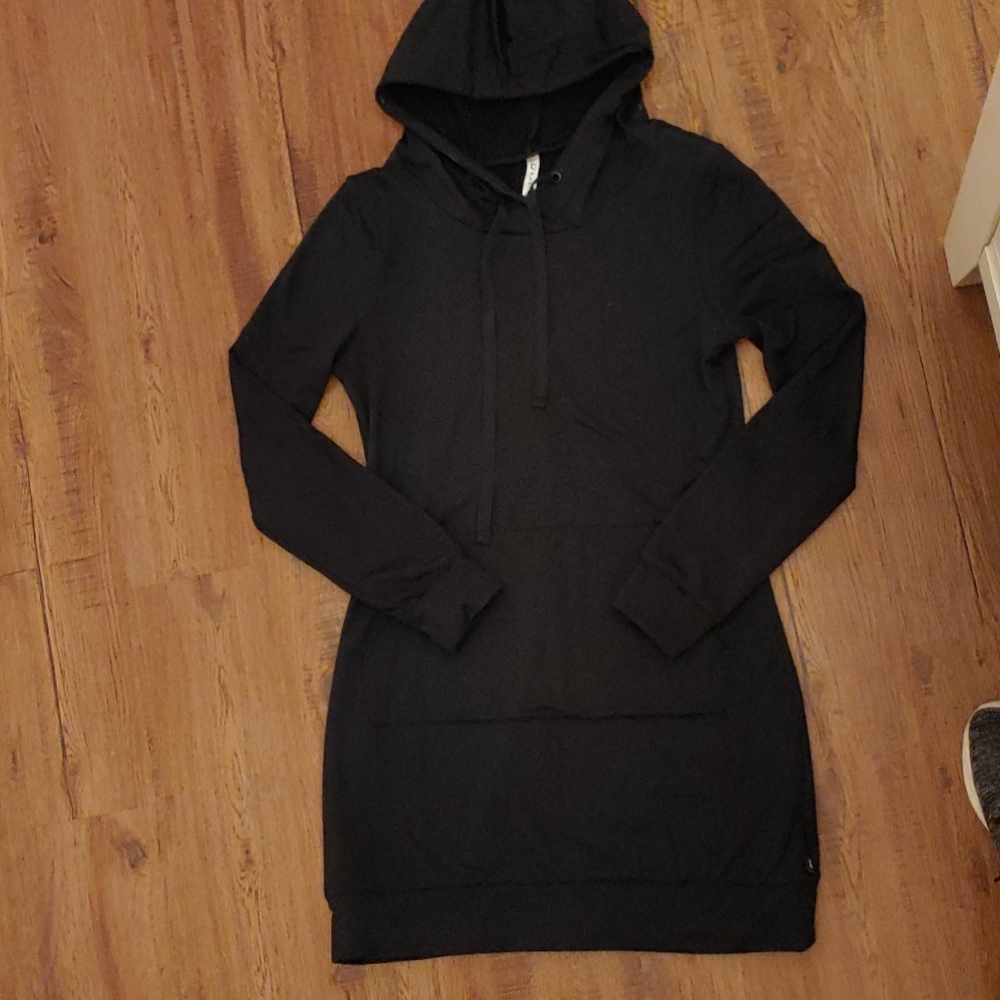 Athletic sweatshirt dress